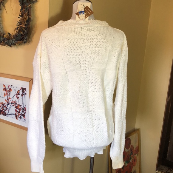 Vtg 80’s PRIVATE CLUB Size L / XL USA Made Multi-Knit Monochrome 100% Cotton NEW - Picture 5 of 16